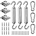 DOEWORKS DOEWORKS Shade Sail Hardware Sun Shade Sail Kit 6 Inch Heavy-Duty Stainless Steel Sets for Triangle Shade Sails Outdoor  - Image 2