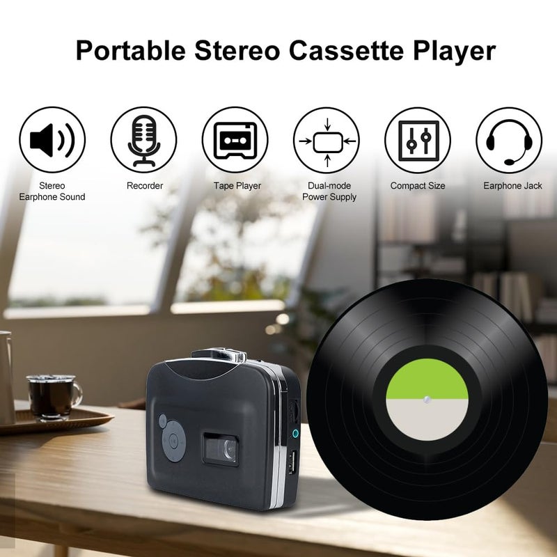 USB Cassette Recorder with High Fidelity Stereo and Direct MP3 Conversion to USB - Image 4
