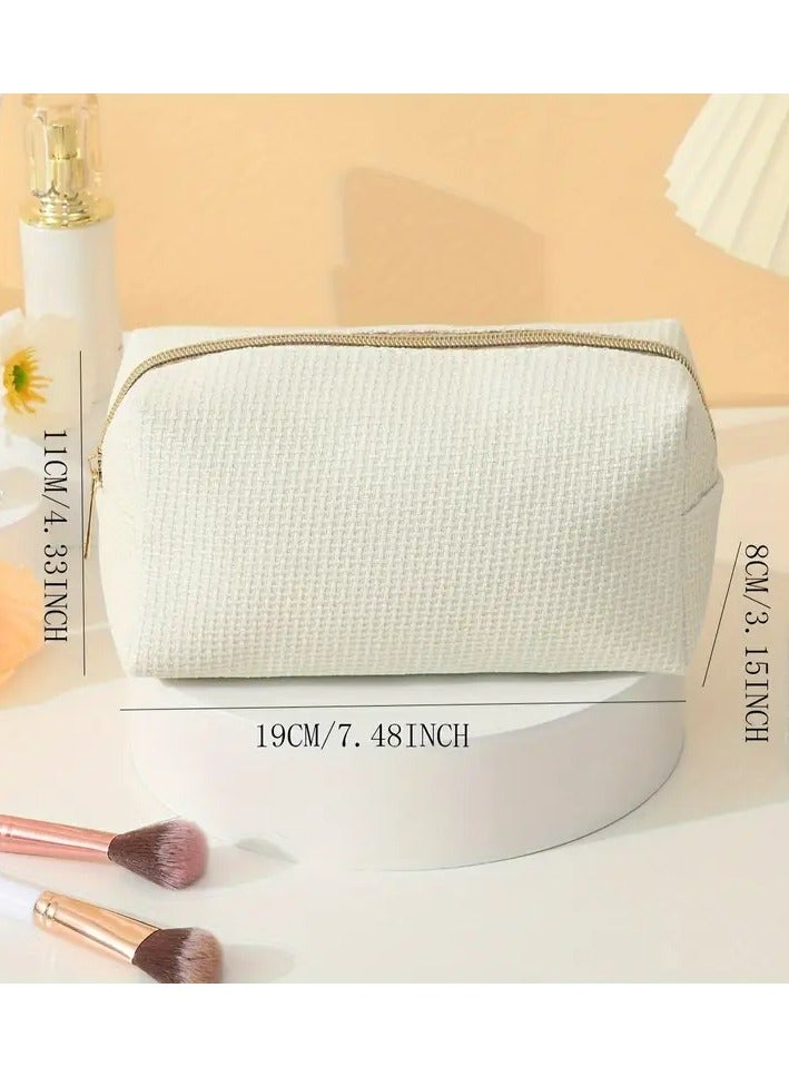 Rozino 1pc Large Capacity Polyester Travel Cosmetic Bag - Image 3