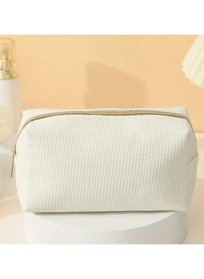 Rozino 1pc Large Capacity Polyester Travel Cosmetic Bag - Image 1