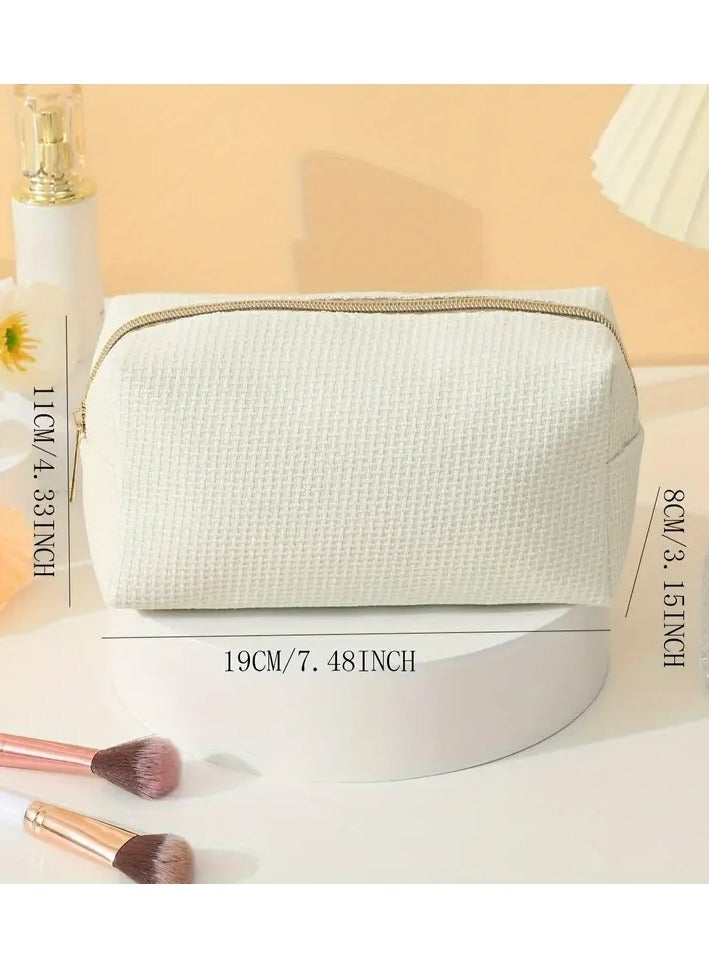 Rozino 1pc Large Capacity Polyester Travel Cosmetic Bag - Image 2