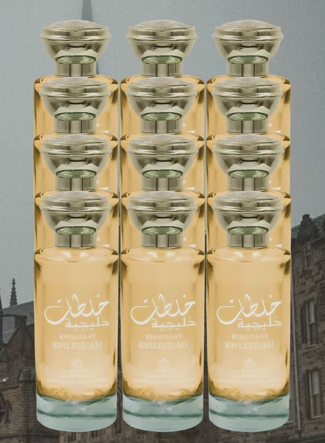 manar 12 Pieces Khaleeji Mix Perfume For Unisex 100ml EDT - Image 1