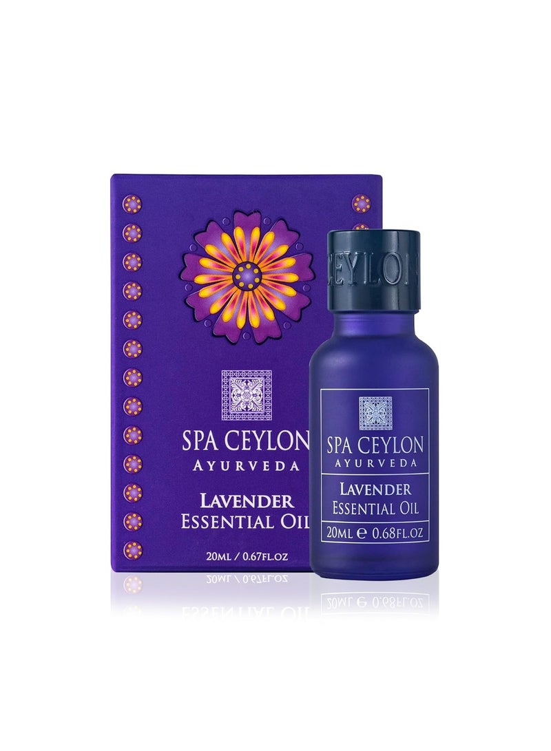 Spa Ceylon Lavender Essential Oil | Home Luxury Scents Fragrance Oil | Relaxation and Wellness | 100% Pure and Natural | 20ml - Image 1