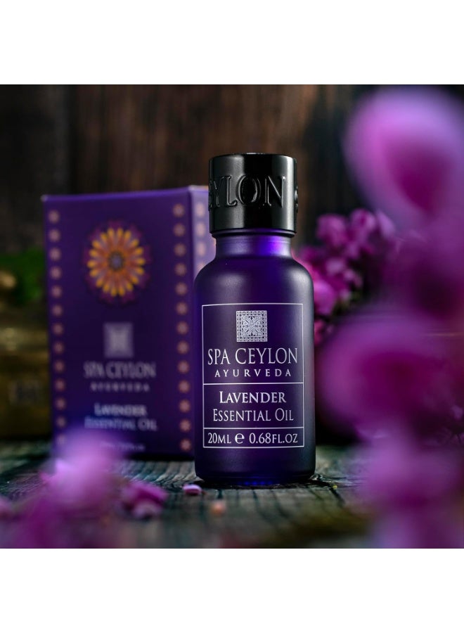 Spa Ceylon Lavender Essential Oil | Home Luxury Scents Fragrance Oil | Relaxation and Wellness | 100% Pure and Natural | 20ml - Image 3