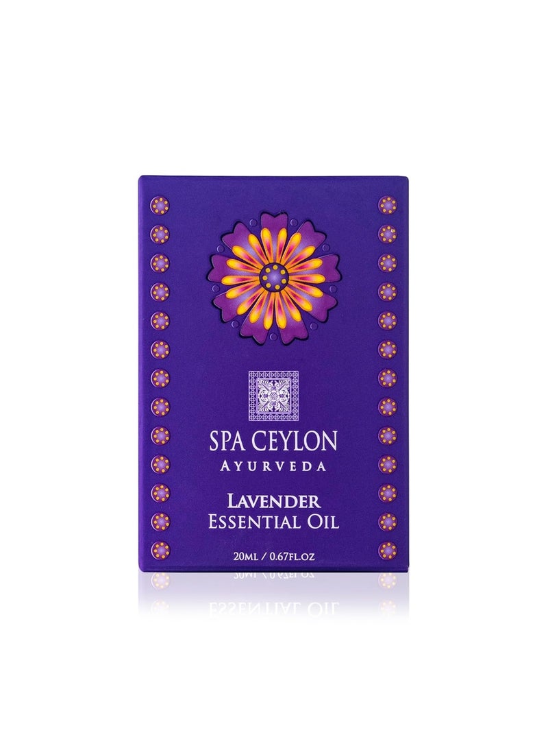 Spa Ceylon Lavender Essential Oil | Home Luxury Scents Fragrance Oil | Relaxation and Wellness | 100% Pure and Natural | 20ml - Image 4
