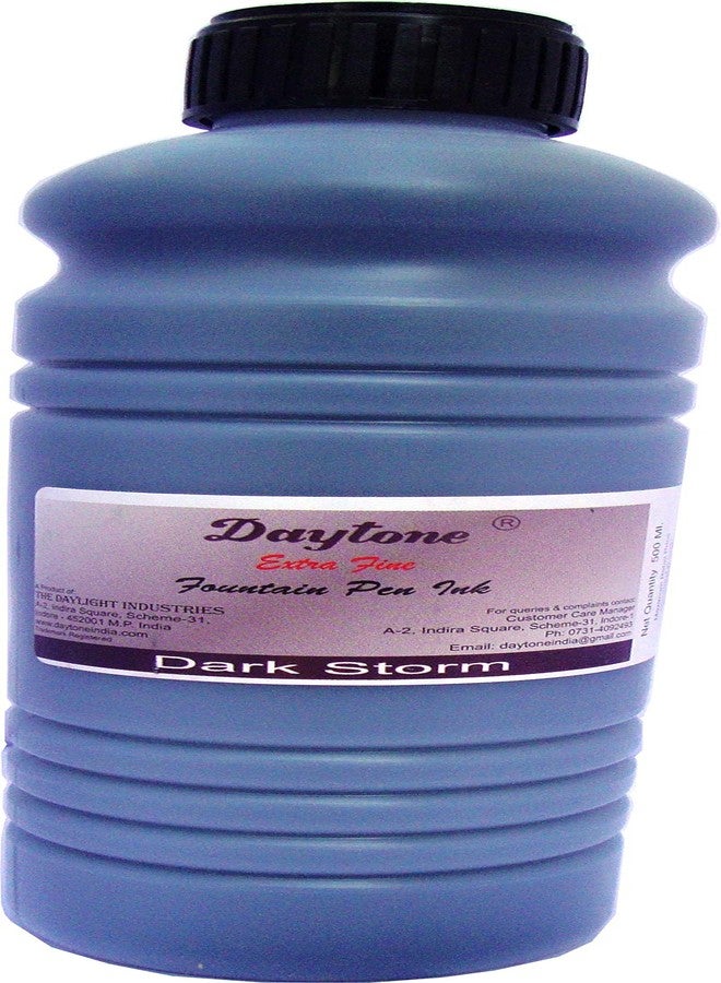 Daytone Extra Fine Fountain Pen Ink Dark Storm 500 Ml Pack of 2 - Image 1