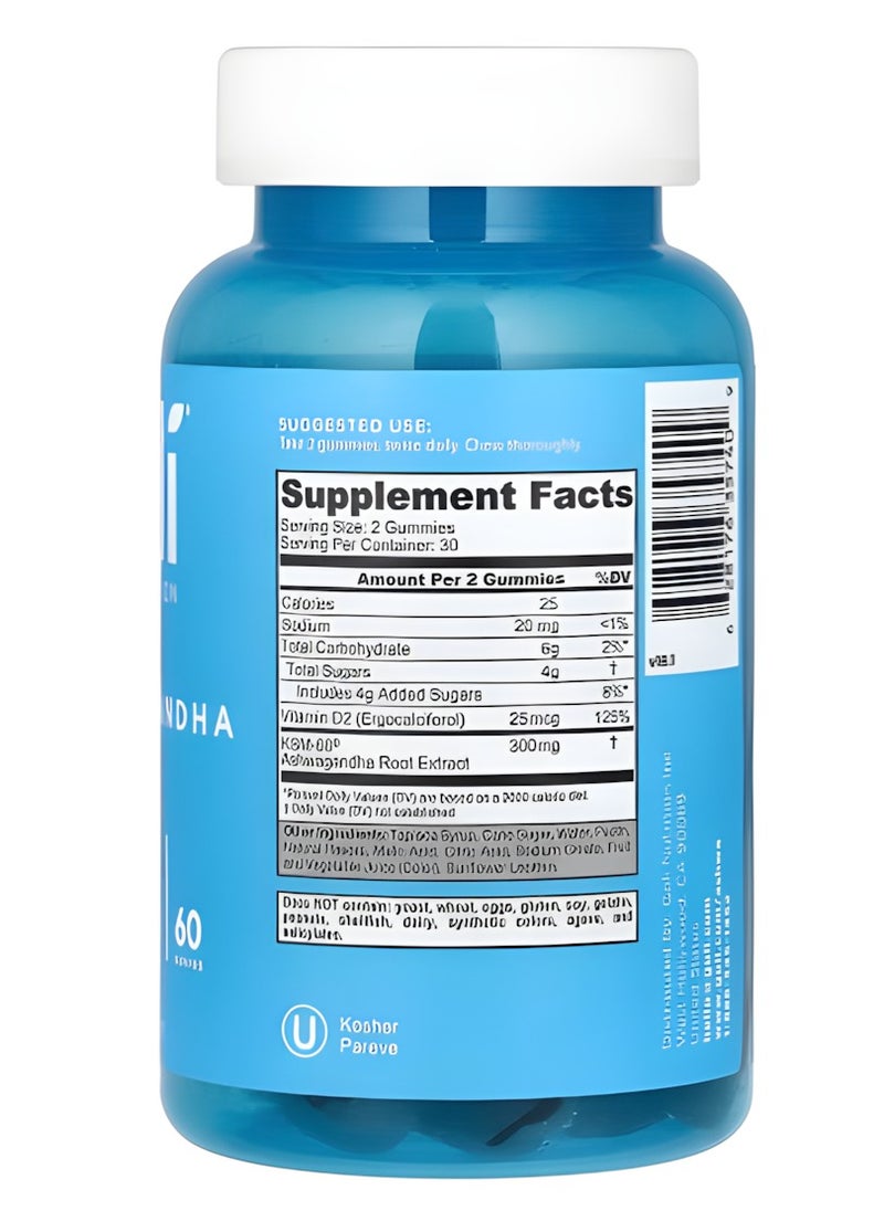 Goli - Goli Nutrition, Ashwagandha Gummies, 60 Gummies,Digestion And Circulation Dietary Supplement , Loss Promotesweight, Regulate Physical Function and Health, Enhance Memory, Probiotic Gummies - Image 1