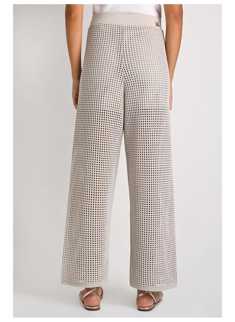 Carmen Steffens  Palazzo Pants Crochet Stitch Silk for Women | Best Price UAE