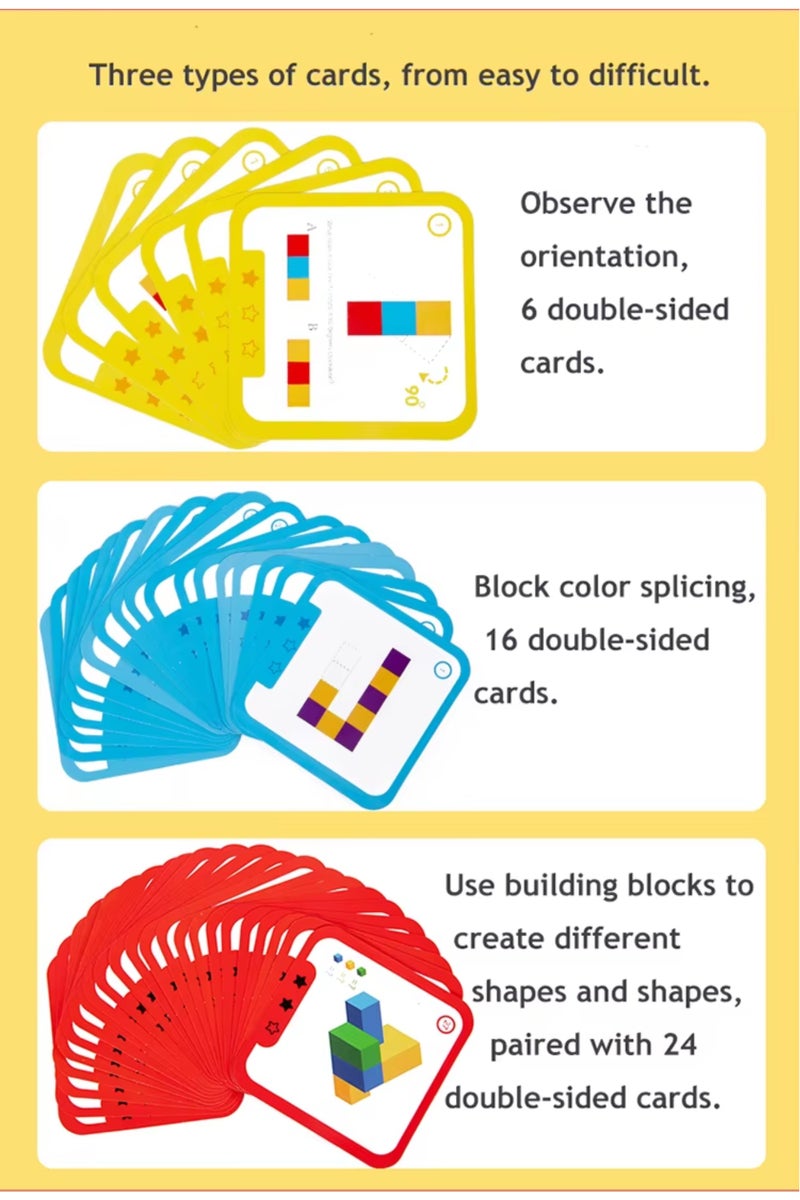 لغز ثلاثي الأبعاد خشبي – لعبة تعليمية مونتيسوري لتنمية مهارات حل المشكلات والإدراك المكاني - Image 2