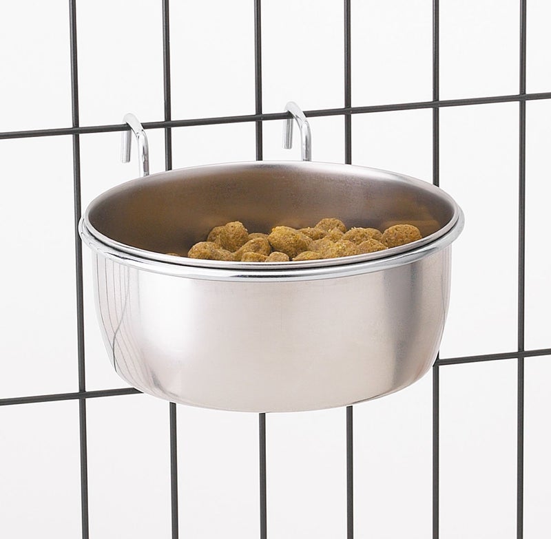 Pro Select ProSelect Stainless Steel Hanging Pet Cage Bowl, 16-Ounce - Image 2