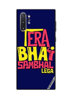 Protective Case Cover For Samsung Galaxy Note10 Plus 5G Tera Bhai Sambhal Lega Hindi Quots Design Multicolour