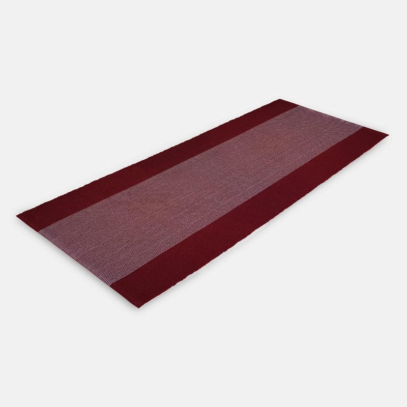 STONEMUNK STONEMUNK Pure Cotton Eleagant Design Carpet 60x150cm Floor Runner Mat for Living Room Bedroom Kitchen Runner 2 x 5 feet Wine Border Pack of 1
