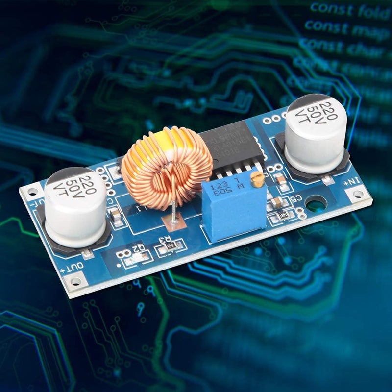 DC DC Converter, XL4015 75W Step Down Power Supply Module Short Circuit Over Temperature Aluminum Heat Sink - Image 4