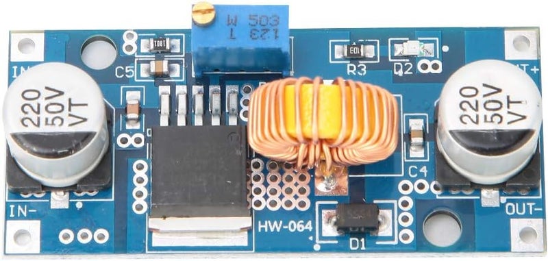 DC DC Converter, XL4015 75W Step Down Power Supply Module Short Circuit Over Temperature Aluminum Heat Sink - Image 1