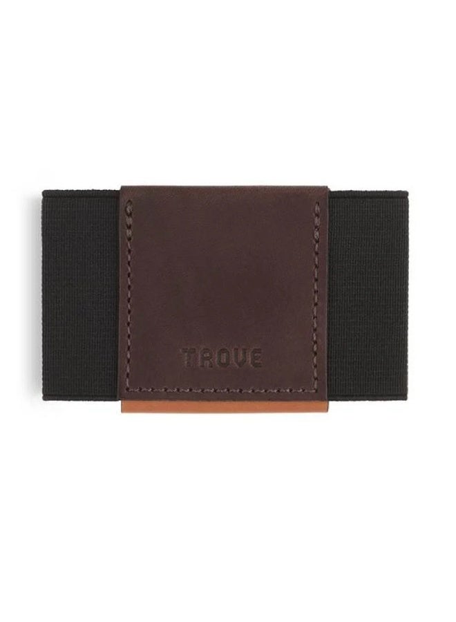 Trove Black and brown card wallet from Trove - Image 1