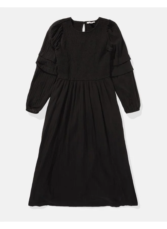 American Eagle AE Smocked Midi Dress