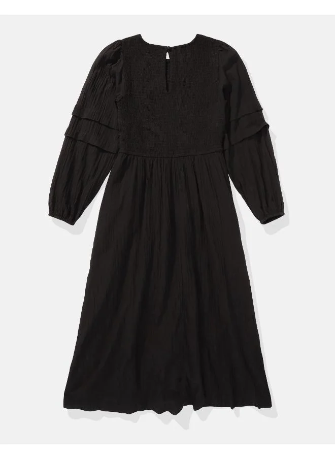 American Eagle AE Smocked Midi Dress