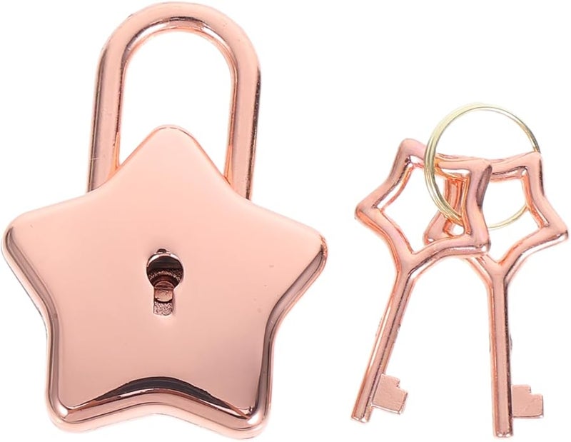 Artibetter Small Diary Lock Decorative Padlock with Keys for Notebooks - Image 1