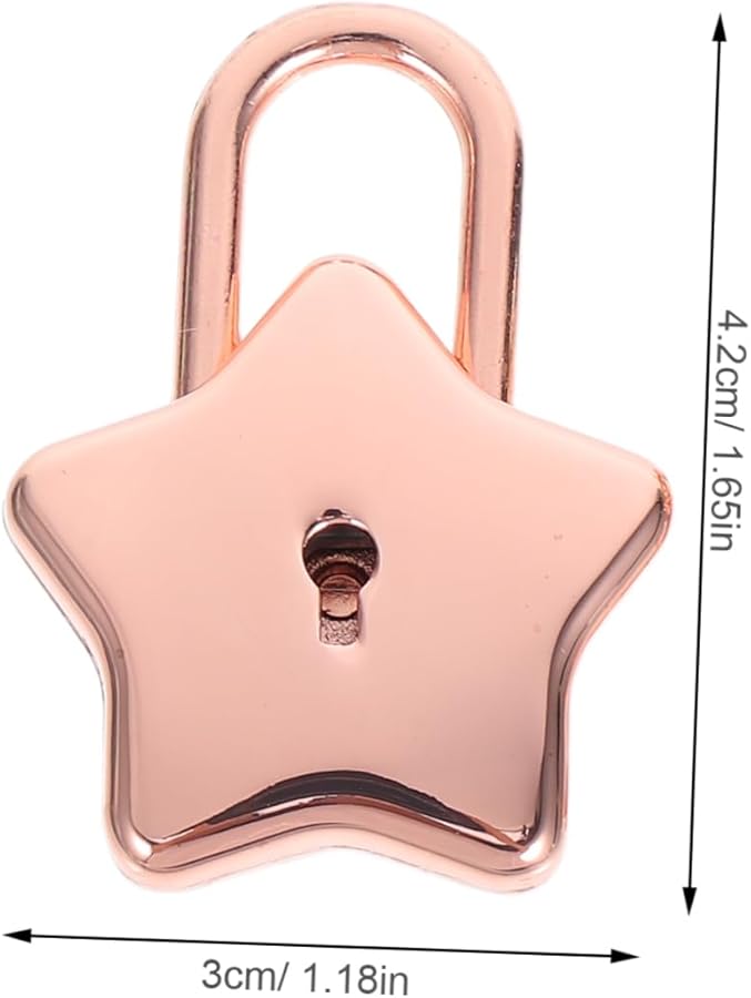 Artibetter Small Diary Lock Decorative Padlock with Keys for Notebooks - Image 3
