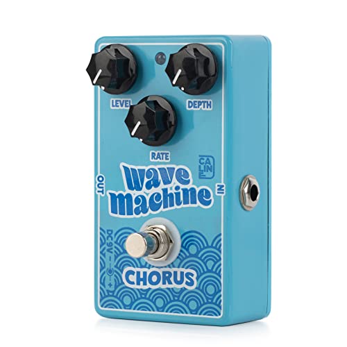 Caline CP-505 Wave Machine Chorus Guitar Effect Pedal True Bypass Aluminum Alloy Casing Blue - Image 2