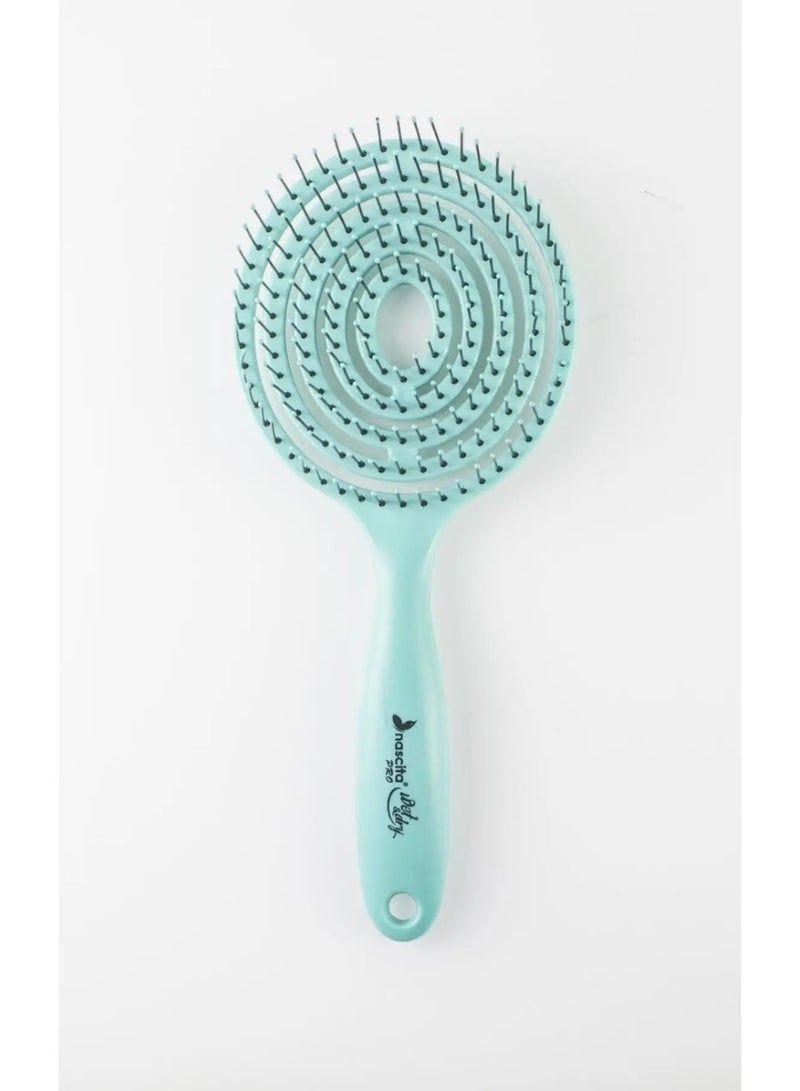 ناسيتا نسكيتا فرشة شعر لوليبوب لفك التشابك-تركواز