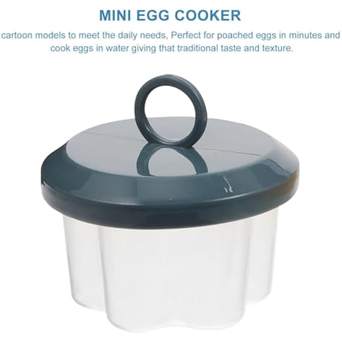 كيلا عبوات البيض بوشر 4 عبوات من قوالب البيض غير اللاصقة مع فرشاة بيض مقاومة عالية الحرارة أكواب سلق البيض 4 أشكال لسندويشات الإفطار، خبز الذرة، خبز الفطائر الهوبي وكعكة القصيرة - Image 4