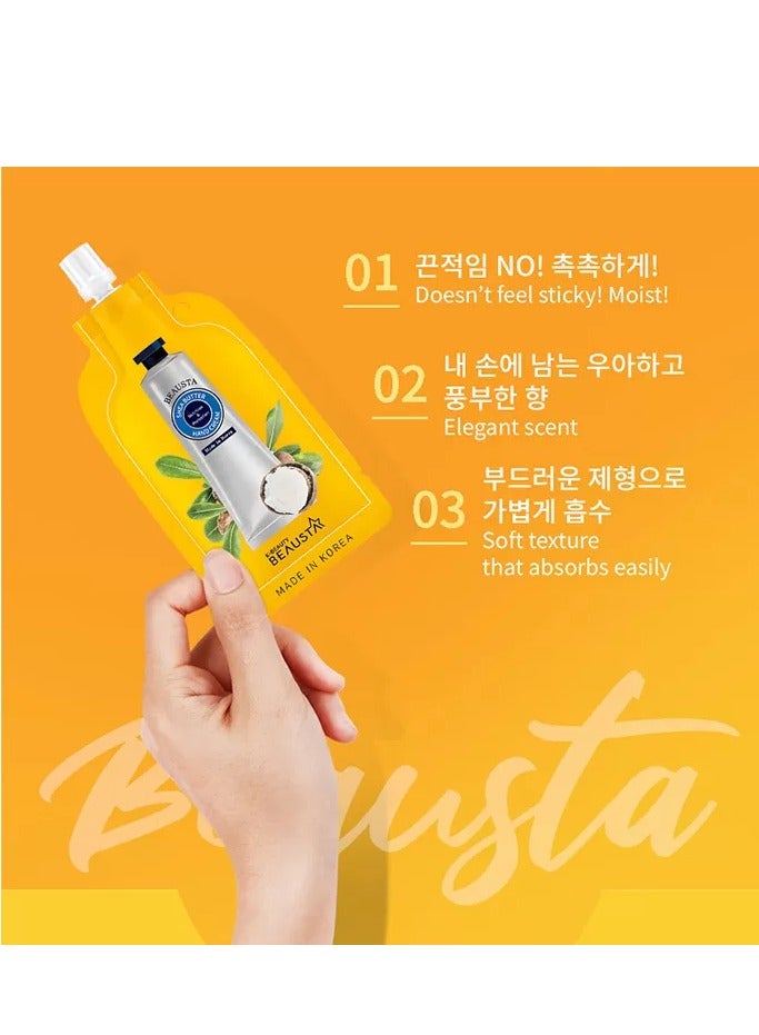 BEAUSTA Korean Moisturizing Shea Butter Hand Cream 20 ml ( 5 Pack ) - Image 3