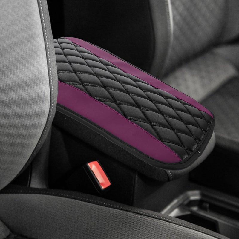 Car Center Console Cover Universal PU Armrest Cover Car Center Armrest Cover Car Decor Accessory - Image 4
