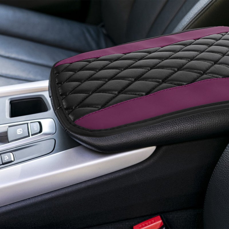 Car Center Console Cover Universal PU Armrest Cover Car Center Armrest Cover Car Decor Accessory - Image 2