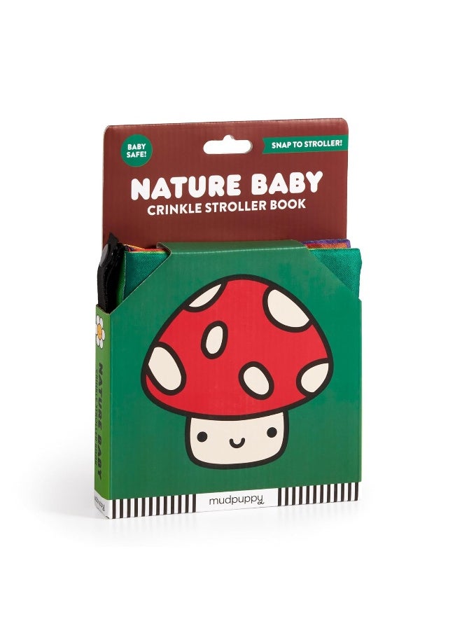 MudPuppy Nature Baby Crinkle Fabric Stroller Book  - Image 1