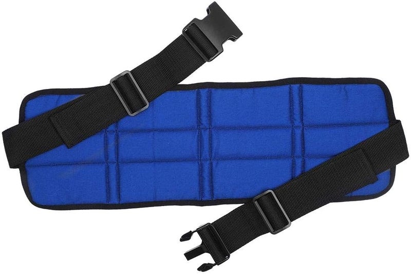 cheekyglo Wheelchair Seat Belt，Breathable Adjustable Wheelchair Seat Belt Cushion Safety Harness Straps  Lap Seat Belt Adult Wheelchair Seat Belt Wheelchair Harness(Blue) - Image 1