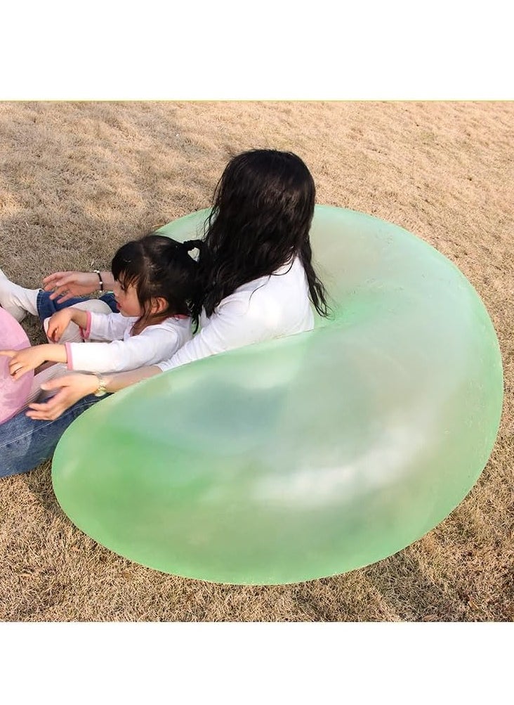 Generic 1 Piece 47'' Giant Bubble Ball Toy for Adults Inflatable Fun Ball Water Injection Bubble Ball Balloons Beach Garden Ball Soft Rubber Ball for Outdoor Indoor  - Image 4