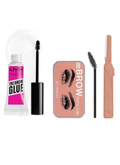 Clear eyebrow styling soap with The Brow Glow Professional Makeup Eyebrow Gel