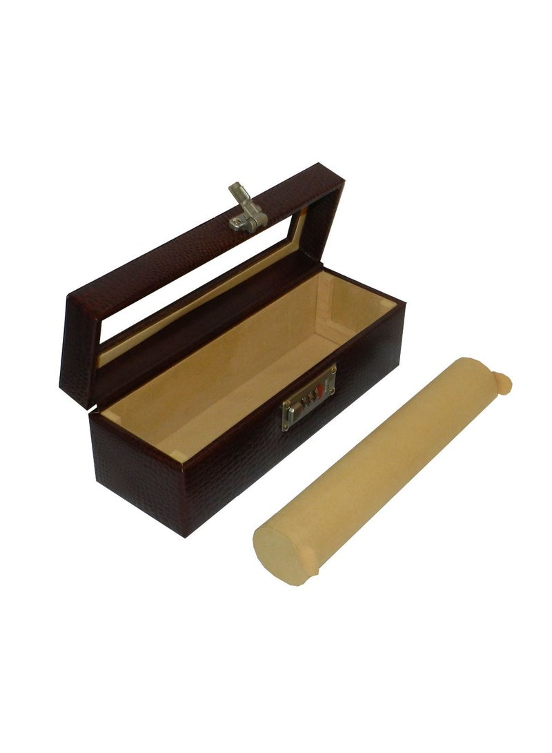 LAVERI LEATHER Laveri Genuine Leather Bracelet Jewelry Box with 1 Removable Rolls - Holder Stores Bracelets, Bangles & Watches Bangle Vanity Box REMOVABLE Vanity Box Removable Vanity Box - Image 3