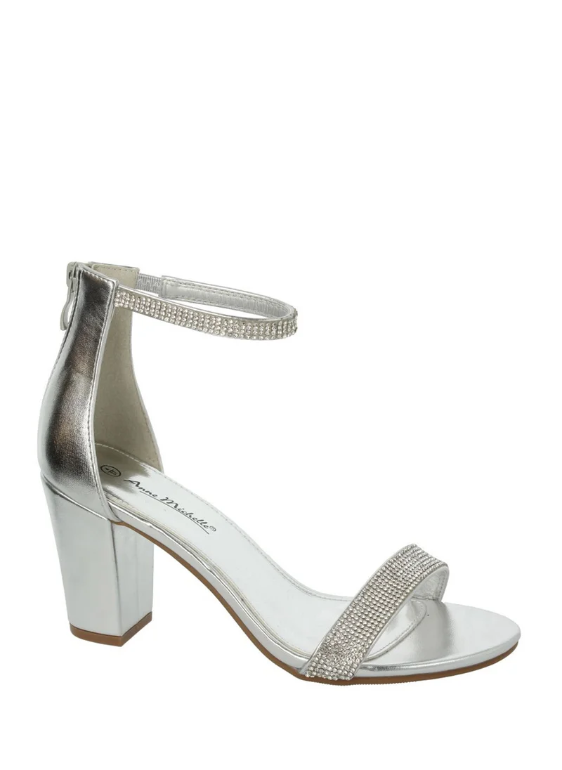 ELLA Block Heel Sandal With Embellishment