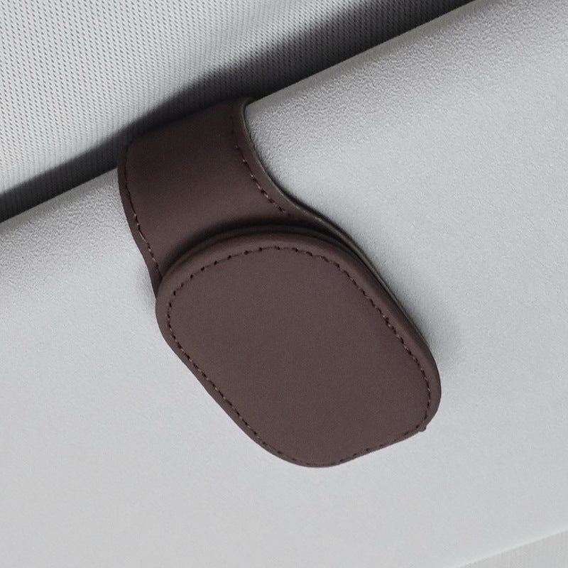 Car Sun Visor Glasses Clip Multifunctional Card Holder Storage Car Sunglasses Storage Car Creative Bill Holder - Image 1