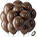 Bezente Brown Balloons Latex Party Balloons 100 Pack 12 inch Round Helium Dark Premium Boho Coffee Brown Balloons for Birthday Graduation Woodland Safari Theme Jungle Party Decorations - Image 3