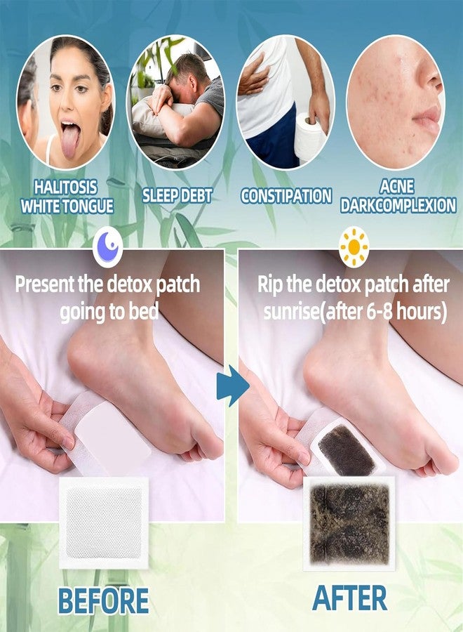 KLIFFOO Deep Cleansing Detox Foot Pads with Bamboo Vinegar and Ginger for Toxins Removal, Pain Relief, Better Sleep, Blood Circulation and Detoxification for Men and Women, Natural Acupoint Micro-Massage Technology (50) - Image 4