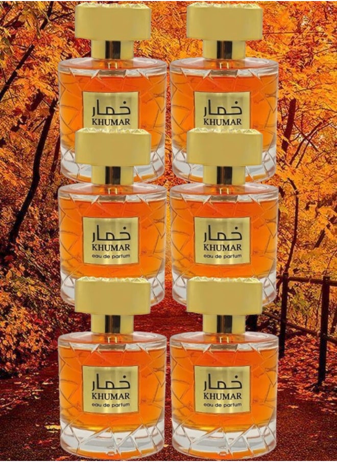 Wadi Al Khaleej 6 Pieces Khumar Wadi Al Khaleej EDP 100ML  - Image 1