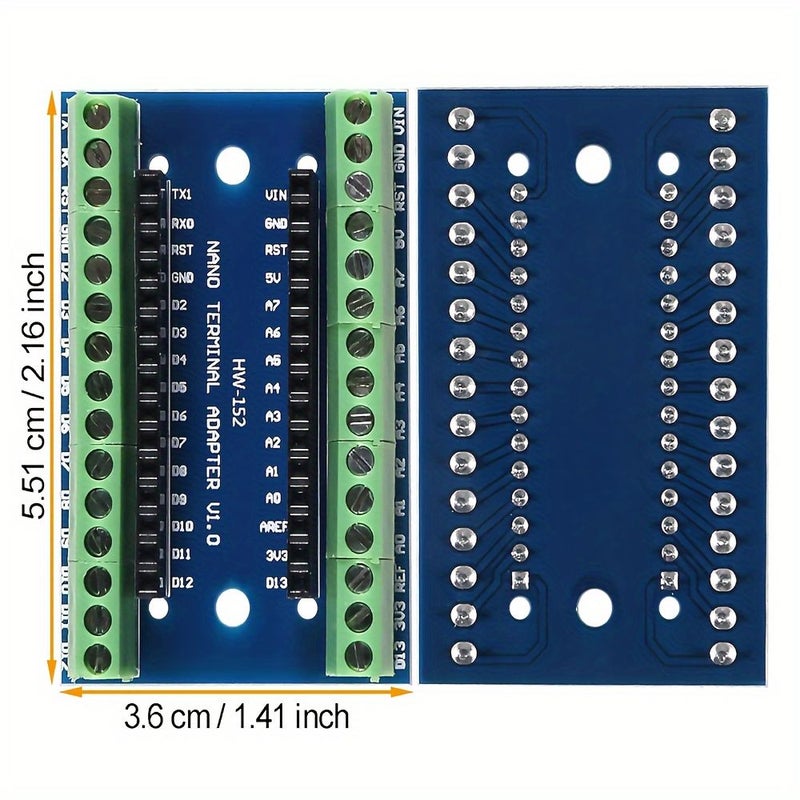 مجموعة المبتدئين الفاخرة للمبتدئين من نوع Micro Type C Mini Nano V3 مع لوحة توسعة مخصصة للإدخال والإخراج، مثالية لبيئة Arduino IDE وأدوات التعلم التعليمية STEM - Image 2