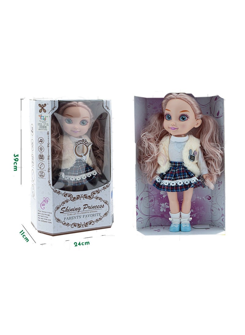 Doll with Stylish Hair Dress Gift for Girls Ages 3+