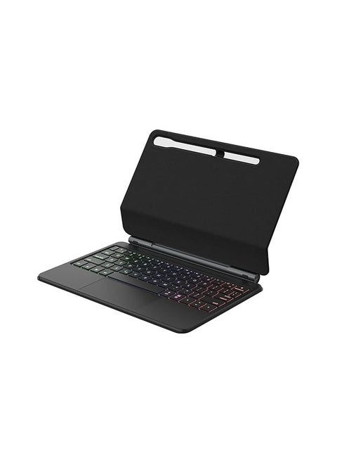 Magic Smart Bluetooth Keyboard Case Compatible with Samsung Galaxy Tab S9 FE 11 inch 2023 with Trackpad RGB Backlit Keyboard