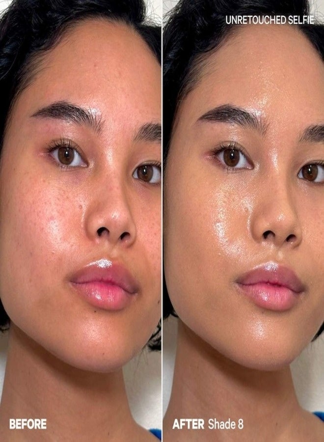 MILK MAKEUP Hydro Grip 12-Hour Hydrating Gel Skin Tint – Shade 8 - (Medium, Neutral to Warm) | Long-Wear, Buildable Coverage, Natural Dewy Finish, 35 ml - Image 4