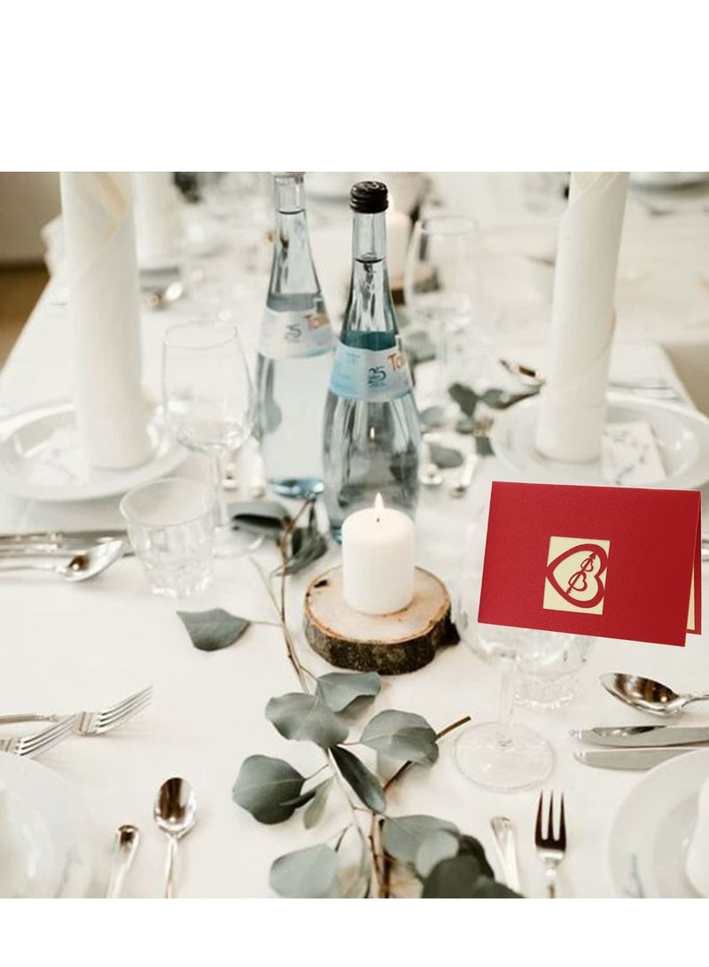 SYOSI Greeting Card for her him Heart-Shaped 3D Pop UP Greeting Wife Husband girlfriend kids - Image 4