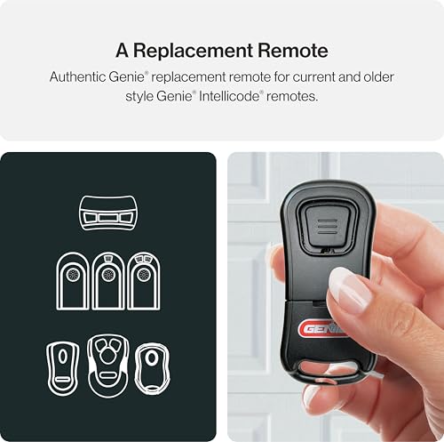 Genie جهاز فتح باب المرآب عن بُعد زر واحد من جيني - وصول آمن ومضمون - متوافق مع أجهزة فتح باب المرآب من جيني فقط Intellicode - الطراز G1T-BX - Image 4