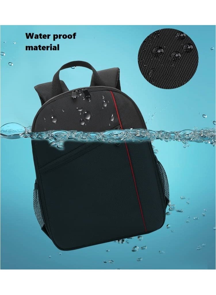 general Convertible DSLR Camera Backpack (Black/Orange) – Waterproof, Adjustable Fit with Padded Straps, Unisex Design, Ideal for Outdoor Adventures, Trekking, and Hiking - Image 5