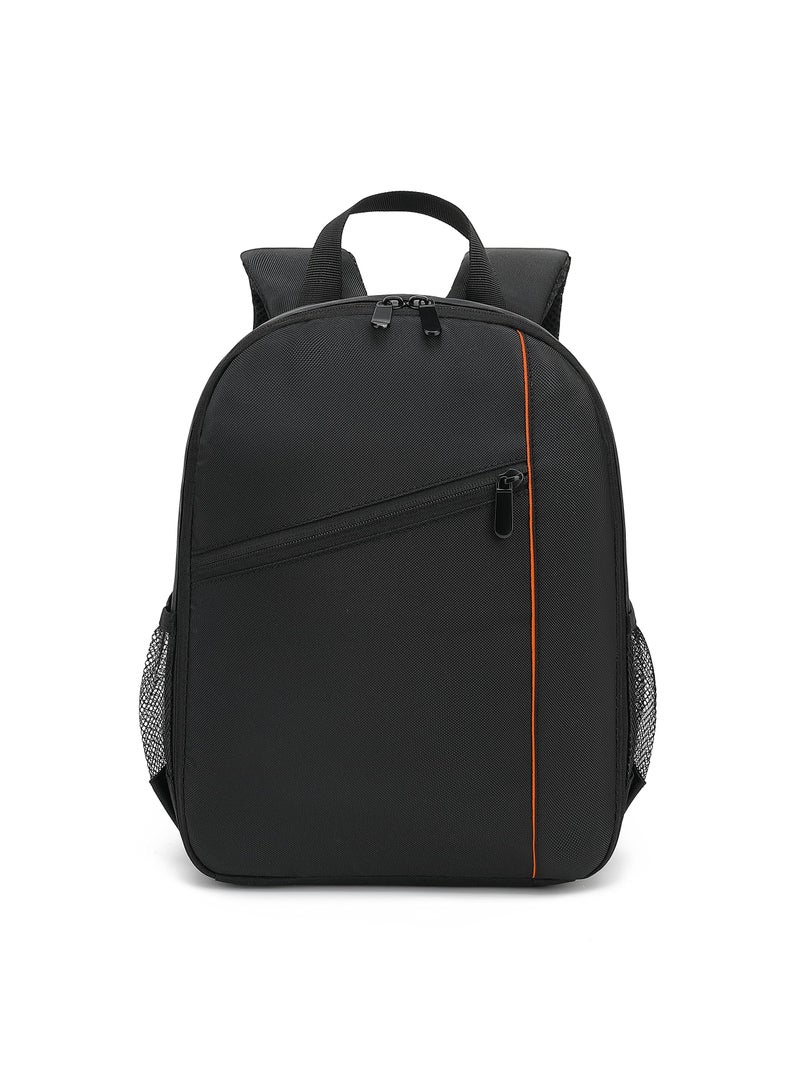 general Convertible DSLR Camera Backpack (Black/Orange) – Waterproof, Adjustable Fit with Padded Straps, Unisex Design, Ideal for Outdoor Adventures, Trekking, and Hiking - Image 4