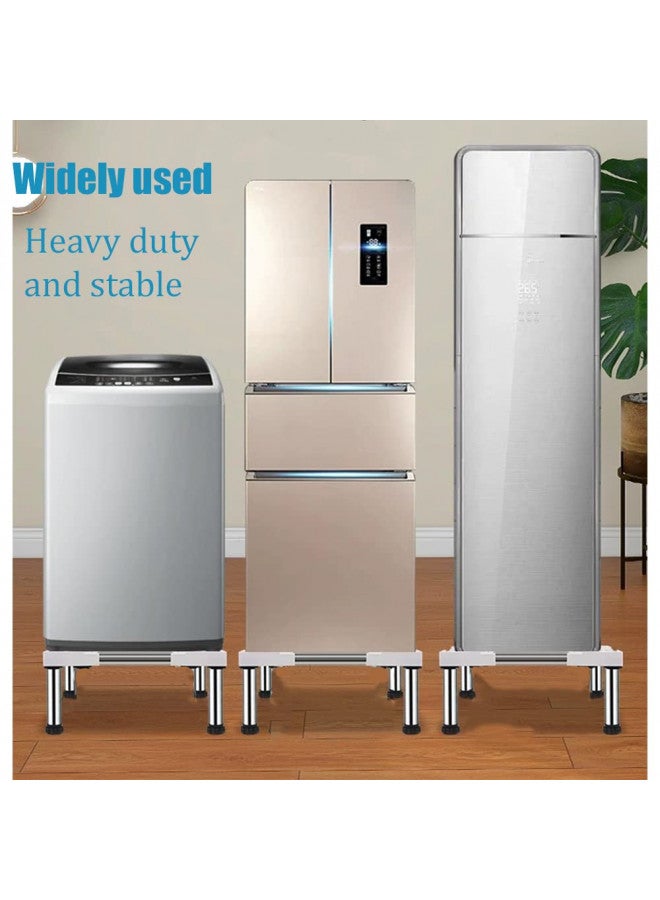 SSEHCWAN Washer and Dryer Stands, Washing Machine Stand Base Adjustable Appliance Base Max Load 770LB/350KG Pedestal for Washing Machine Dryers Refrigerator, Increase 9.4-10.6inch 24-27cm Height - Image 3