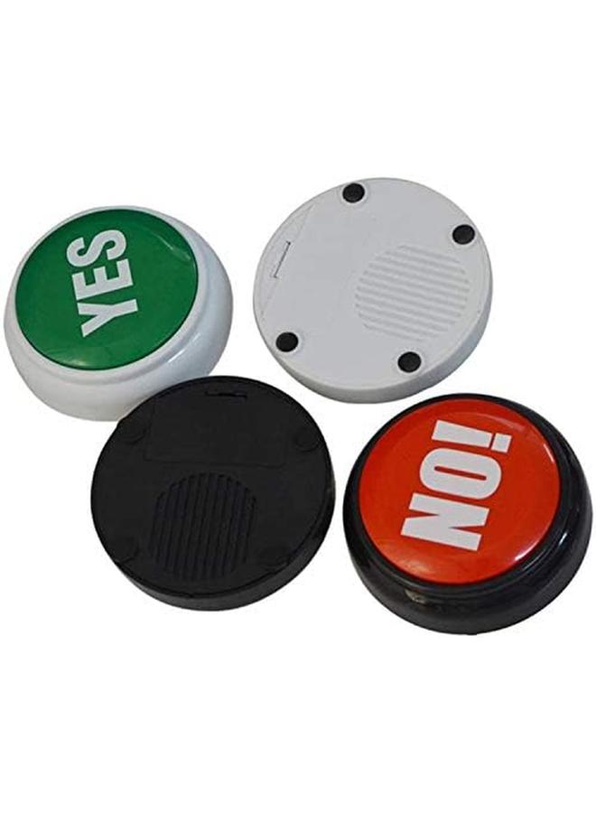 KASTWAVE Yes No Sound Button Answer Game Buzzer Desktop Sound Toy Board Games Toy Gift For Quiz Contest Without Battery For Game Show Red Game Buzzer Seven Type Sounds 2 Pcs - Image 2