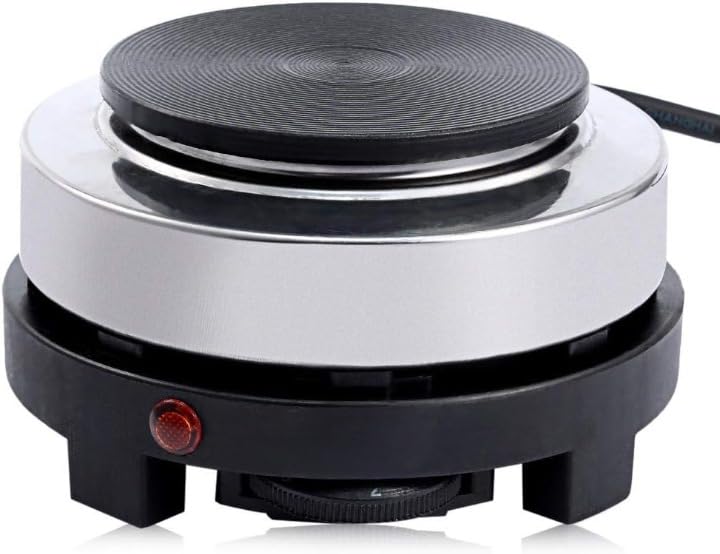 Derovan 500 W Mini Electric Stove – Compact Single Hot Plate (Ø ≈ 100 mm), Adjustable Heat, Portable Countertop & Travel Cooker, EU Plug 220 V - Image 4